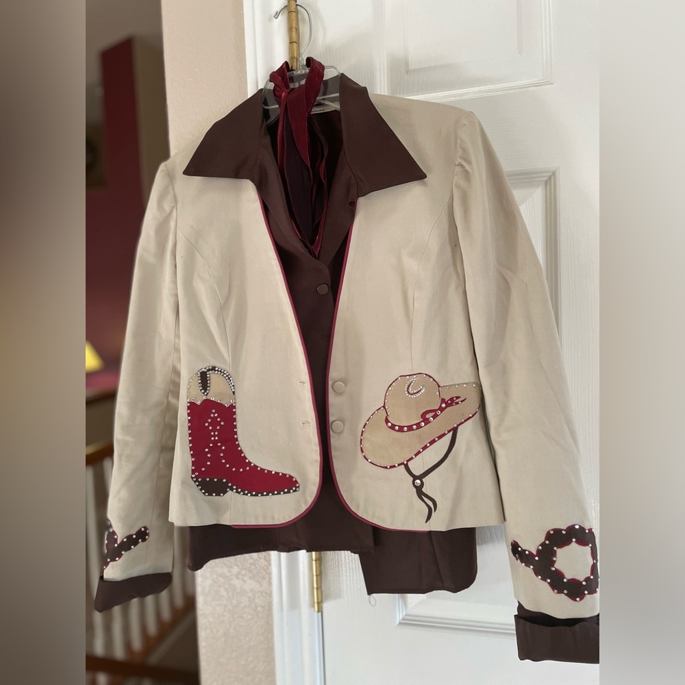 Custom one of a kind western bling jacket
